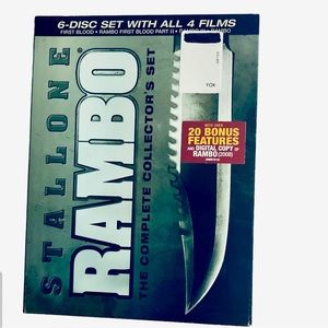 Rambo The Complete Collectors Set 6 Disc Set of All 4 Films
